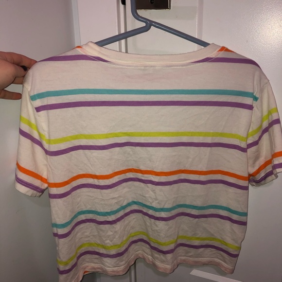 GUESS Striped Crop Top - Picture 3 of 5